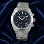 Overseas Chronograph angled view